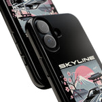 R34 Skyline GT-R Sakura Mountain JDM Tough Phone Case Gift
