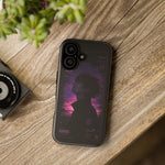 Melancholy Data Poster Phone Case, Glitch Anime Sky Tough Cover