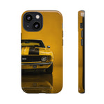 Classic Camaro SS Phone Case, Yellow 69 Muscle Car Cover, Gift for Guys
