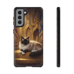 Birman Cat Sacred Temple Silk Art Tough Phone Case