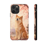 Akita Cherry Blossom Phone Case Sakura Dog Lover Gift