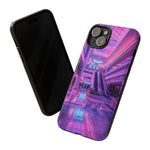 Empty Mall Escalator Vaporwave Art Tough Phone Case