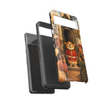 Corgi Royal Guard phone case | Cute British corgi soldier illustration