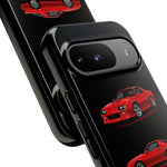 Z28 Red Triview Phone Case Classic Car Illustration