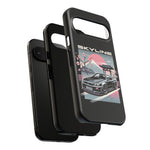 R34 Skyline GT-R Sakura Mountain JDM Tough Phone Case Gift