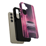 Countach Neon Wedge Phone Case Retro Supercar Tough Case