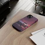 Soft White C3 Corvette Mauve Sky Phone Case