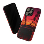 Black Gold Trans Am Sunset Tough Phone Case - Palm Boulevard Art