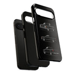 Black Silverado Classic Pickup Tough Phone Case for Chevy Truck Fans