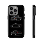 Black Silverado Classic Pickup Tough Phone Case for Chevy Truck Fans