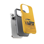 Golden Yellow Charger Phone Case, 68 Classic Muscle Car Tough Cover
