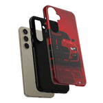 Red Mustang Art Phone Case, GT500 American Muscle Car Tough Cover