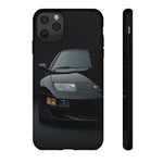 Black 300ZX Studio Front Tough Phone Case for JDM Enthusiasts