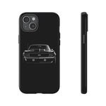 1969 Camaro Black Restomod Front Tough Phone Case Cover Gift