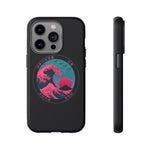 Great Dream Wave Circular Badge Vaporwave Phone Case – Japanese Aesthetic