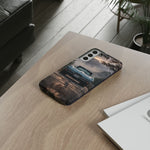 C2 1965 Sting Ray Phone Case, Silver Blue Tough Cover