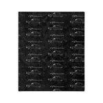 1964 Galaxie Black Microfiber Throw Blanket Classic Car Gift