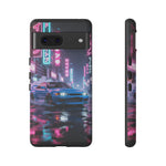 Skyline GT-R Tokyo Rain JDM Night Art Tough Phone Case