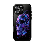 Holographic Skull Phone Case, Shattered Glass Iridescent Cover