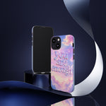 You Are Enough phone case | pastel cloud affirmation protective case