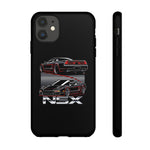 NSX Dual View Black Red JDM Sports Car Tough Phone Case Gift
