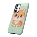 Shiba Inu Kawaii Chibi Smile Pet Dog Art Tough Phone Case