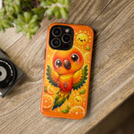 Sun Conure Kawaii Citrus Art Tough Phone Case