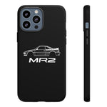 MR2 White Side Silhouette JDM Tough Phone Case Cover Gift