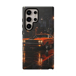 Challenger RT Phone Case, Rainy City Night Muscle Car Tough Cover