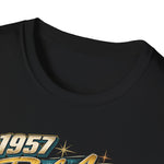 Colonial Cream 1957 Bel Air Classic Cars T-Shirt | Vintage Chevy Illustration
