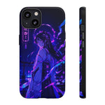 Neon Shrine Maiden phone case | Tough Case, anime vaporwave