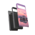 Silver Hakosuka Skyline Mirror Lake Tough Phone Case
