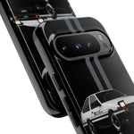AE86 Phone Case, White 85 JDM Drift Icon Stripe Studio Cover
