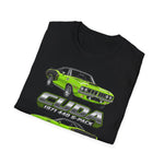 1971 Cuda 440 Muscle Car T-Shirt | Classic Barracuda Trio Illustration
