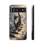 Piano Cat walking on keys Tough Case | Phone cover, musical cat art