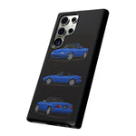 Blue MX-5 Roadster Phone Case Tough JDM Convertible Multi View Print