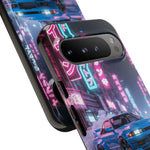 Skyline GT-R Tokyo Rain JDM Night Art Tough Phone Case