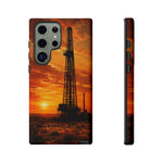 Texas Oil Rig Sunset phone case | Tough Cases