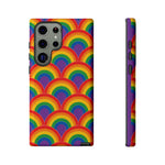 Rainbow Arch Stripe Retro Art Tough Phone Case