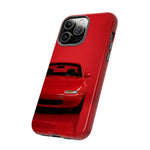 Red Miata Phone Case, NA MX5 90s JDM Roadster Tough Cover