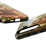 Cocker Spaniel Picnic Scene phone case | vintage dog art