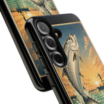 Tarpon Fishing Phone Case Saltwater Angler Tough Cover Gift
