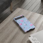 Pink Hearts & Holographic Stars Phone Case | Tough Cover