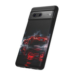 Z06 C8 Phone Case, Red Smoke Studio Reflection Cover
