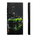 Camaro ZL1 Neon Green Muscle Car phone case | Tough Cover