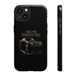 1978 Trans Am Phone Case Featuring Black Firebird Muscle Car Artwork