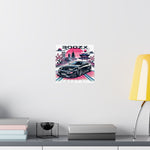 300ZX Poster JDM Black Z32 Drift Car Tokyo Cherry Blossom Retro Art