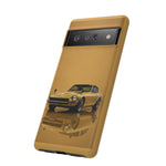 Antique Gold Fairlady Z Phone Case, Classic JDM Tough Cover