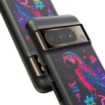 Neon Parrot Cocktails phone case | Tough Cases