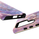 Cherub Cloud Throne Phone Case, Pastel Marble 3D Render Cover